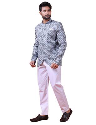 W & g silk blend jodhpuri for men's 1