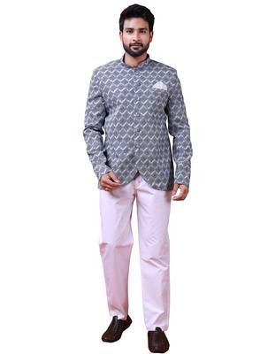 W & g silk blend jodhpuri for men's 1