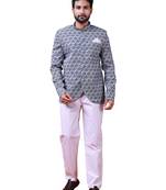 W & g silk blend jodhpuri for men's