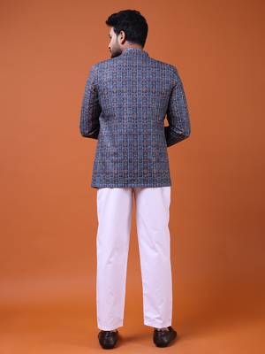 W & g silk blend jodhpuri for men's 5