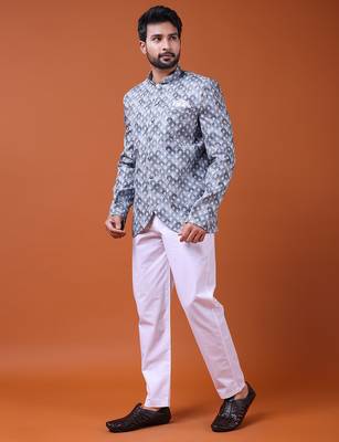 W & g silk blend jodhpuri for men's 3