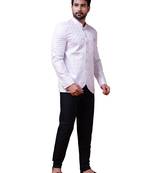 W & g silk blend jodhpuri for men's