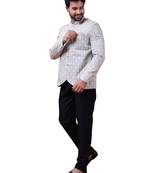 W & g silk blend jodhpuri for men's