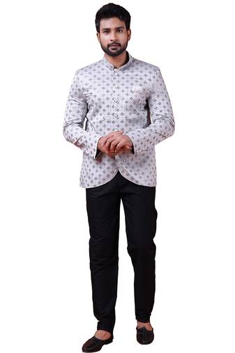 W & g silk blend jodhpuri for men's