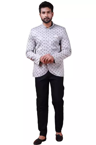 W & g silk blend jodhpuri for men's