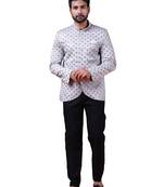 W & g silk blend jodhpuri for men's