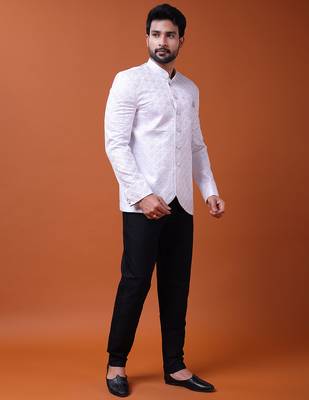 W & g silk blend jodhpuri for men's 3
