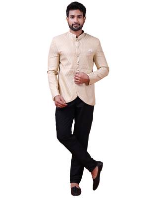 W & g silk blend jodhpuri for men's 1
