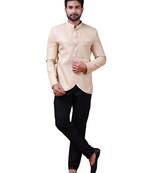 W & g silk blend jodhpuri for men's