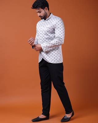 W & g silk blend jodhpuri for men's 2