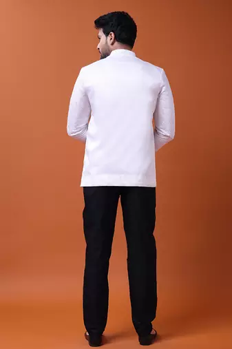 W & g silk blend jodhpuri for men's