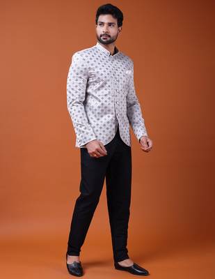 W & g silk blend jodhpuri for men's 3