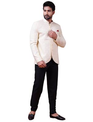 W & g silk blend jodhpuri for men's 1
