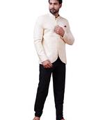 W & g silk blend jodhpuri for men's