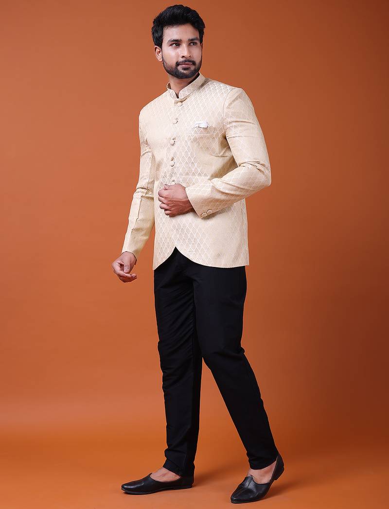 W & g silk blend jodhpuri for men's