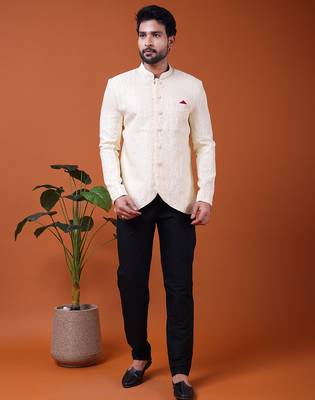 W & g silk blend jodhpuri for men's 2