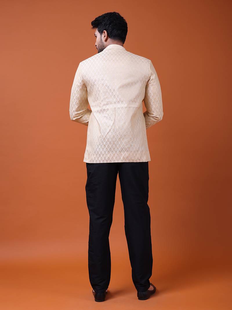 W & g silk blend jodhpuri for men's