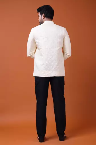 W & g silk blend jodhpuri for men's
