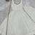 White mirror handwork mal chanderi anarkali gown with dupatta and pant set