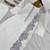 lavender color embroidery sequin work with cutwork silk blend kurti set