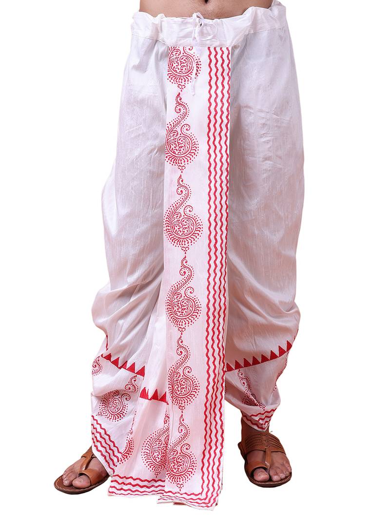W & g traditional readymade dhoti for men