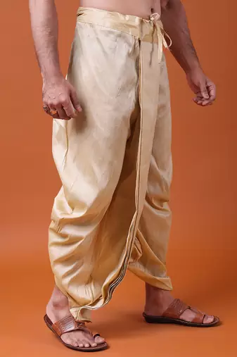 W & g traditional readymade dhoti for men