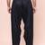 W & g men’s black cotton blend patiala
