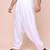 W & g men’s white cotton blend patiala