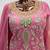 Rani pink heavy dola silk sequins work palazzo suit