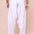 W & g men’s white cotton blend patiala