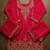 Rani pink premium chinnon beads work suit set