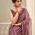 mauve premium cotton blend natural texture saree