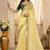 women's satin silk blend with elegant border party wear designer saree