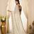 women's satin silk blend with elegant border party wear designer saree