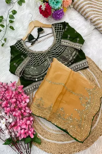 women's satin silk blend with elegant border party wear designer saree