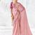 Pink premium luxe silk blend & organza designer saree