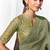 Sea green premium luxe silk blend & organza designer saree