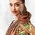Bronze premium luxe silk blend & organza designer saree