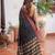 Black premium soft silk blend designer saree with zari motifs & rich border