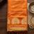 Yellow premium soft silk blend designer saree with zari motifs & rich border