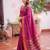 Light pink premium soft silk blend designer saree with zari motifs & rich border