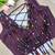 Wine navratri handwork mirror blouse