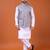 W&g cotton blend men nehru jacket multicolour