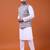 W&g cotton blend men nehru jacket multicolour