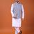 W&g cotton blend men nehru jacket multicolour
