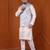 W&g silk blend men nehru jacket grey