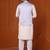 W&g silk blend men nehru jacket grey