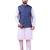 W&g cotton blend men nehru jacket multicolour