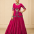 Rani Pink Navratri Lehenga with Gota Patti & Gamthi Mirror Work