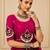 Rani Pink Navratri Lehenga with Gota Patti & Gamthi Mirror Work
